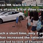 interviewing the EV owner in HK